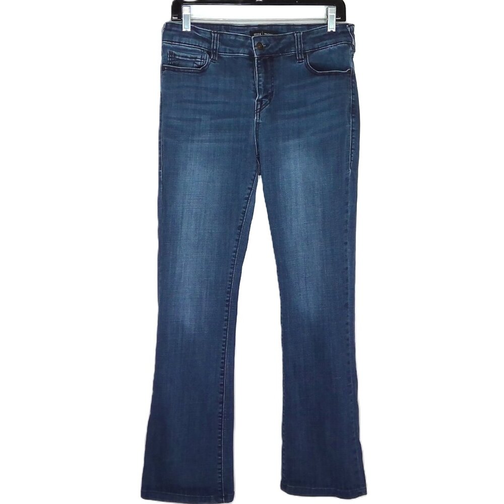 True Religion Blue Jeans Becca Mid Rise Bootcut Denim Stretch Medium Wash Sz 31